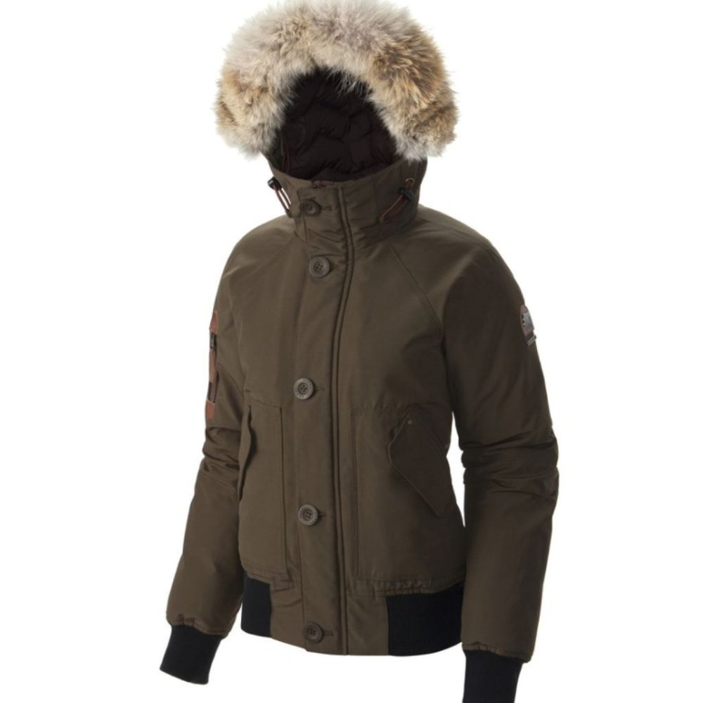 Sorel Caribou Down Bomber Jacket in Olive